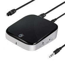 BTI-029 5.0 Adapter 2 in 1 -Sender 3,5-mm-AUX-SPDIF-Audioempfänger für Kopfhörer und Lautsprecher