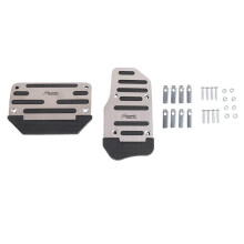 2 StüCke Gas Gas Pedal und Bremse Pedal Abdeckung Fuß Polster Rutschfest für Universal Automatikgetriebe Auto
