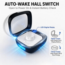 Portable Charging Case for Gen 3/4/5, 2000mAh Travel Power Bank Dock