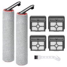 Vervangingsonderdelenset voor Aero Pro & Aero - 2 Microvezel Rolborstels, 4 HEPA-Filters voor Nat-Droogstofzuiger