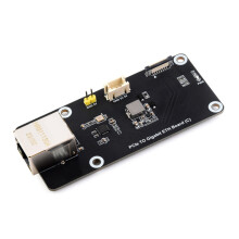 For Raspberry Pi 5 Dedicated PCIe to Gigabit Ethernet Port Expansion Board Side Installation, No Drive Plug &