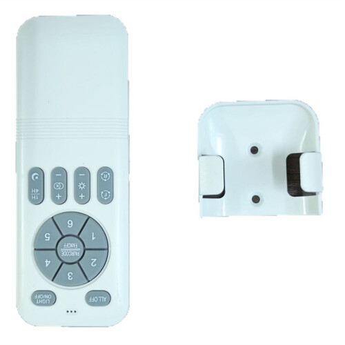 Ventilateur D'Intérieur 24 V avec Télécommande 433 MHz, Variateur D'Intensité Progressif, 6 Vitesses et Support