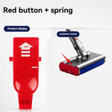 Water Tank Button with Spring Compatible with V12 Nautik Wet Floor Cleaner Replacement Parts