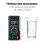 ET8198B Digital Multimeter 4.4inch Color Touchscreen 6000 Count  AC Volt Capacitors Ohm Diode VFC Transistor Tester 9