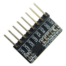Sensor de Movimento 6 Eixos BMI088 com Comunicação I2C para STM32, para , ESP32 para Raspberry Pi, Ideal para Projetos Voo de Veículos Aéreos