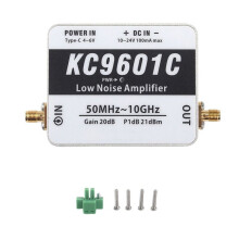 KC9601C 50MHz-10GHz Low Noise Amplifier Ultra-Wideband LNA Module NF1.5dB 21dB High Gain Type-C Power Supply
