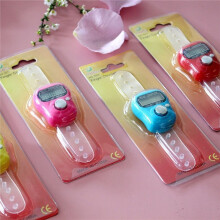 20PCS Electronic Finger Counter Hand Digital Row with LED Display, Random Color Prayer Bead Score Counter