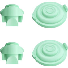 2 Duckbill Valves & 2 Seals - Compatible for Elvie Wearable Breast Pump,Pump Seals Green
