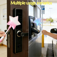 Fashion 3D Printed Wand Tap to Pay Portable Cute Star Magic Wand Holder Funny Credit Card Holder B