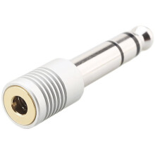 Hochwertiger 3,5-mm-Audio-Klinkenstecker-Konverter, 6,35-mm-Stecker auf 3,5-mm-Buchse für Lautsprecher