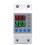Din Rail Dual Display Adjustable over Voltage Current and Under Voltage Protective Device Protector Relay 63A 230V 1