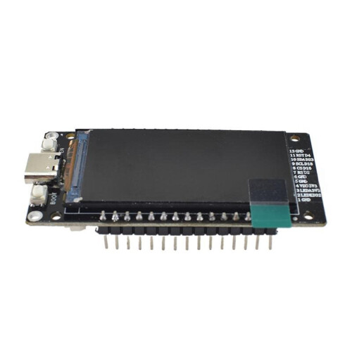 ESP32 4MB Development Board with 1.9in ST7789 170x320 TFT LCD, WiFi+ Module, Type-C Interface 2
