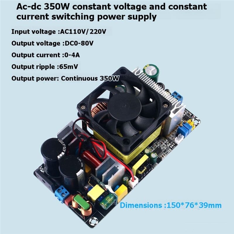 350W High-Power Adjustable Constant Voltage Current Switching Power ...