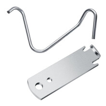 100 Attaches pour Poteaux en T, Attaches Robustes en Fer Galvanisé avec Tendeur pour Clôtures Agricoles et de Jardin