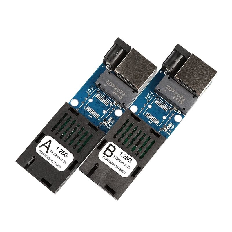 1.25G Gigabit Fiber Transceiver Module SC 1 Optical 1 RJ45 Port Fiber ...