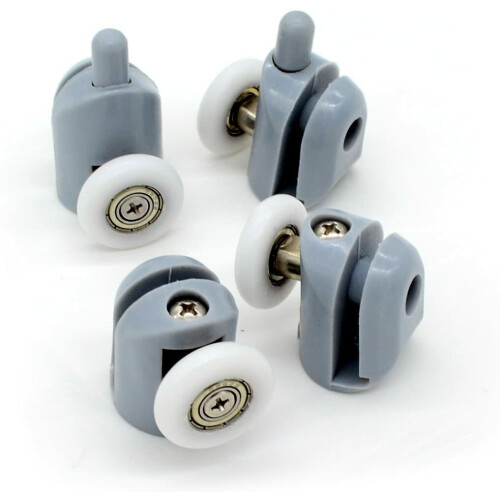 4x Shower Door Rollers Wheels Pulleys 19mm wheels 2