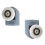 4x Shower Door Rollers Wheels Pulleys 19mm wheels 8