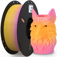 PRYNZU PLA+ Filament, 1,75 mm, Farbverlauf Gradient201, 1 kg Spule, für 3D-Drucker