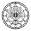 Living And Home Metal Minimalist Arabic Numerals Wall Clock 3
