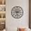 Living And Home Metal Minimalist Arabic Numerals Wall Clock 2