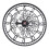 Living And Home Metal Minimalist Arabic Numerals Wall Clock 4