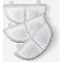 Filtres de rechange pour fontaine Ă eau pour animaux, lot de 3, compatibles avec les fontaines Ă eau pour chats et chiens, blancs