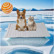 Tapis rafraîchissant pour chien, coussin auto-rafraîchissant, couchage frais sûr et confortable pour animaux de compagnie, taille M 91 x 58