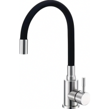Robinet de cuisine pivotant à 360 degrés, mitigeur monocommande, robinet d'évier flexible pour un nettoyage facile