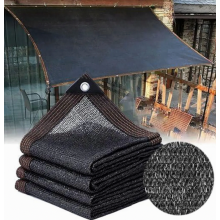 Lot de 2 voiles d'ombrage de 3 x 4 m, protection solaire à 90 %, résistantes aux UV, avec œillets, idéales pour pergola, terrasse, jardin, e