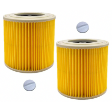 2er-Pack Filterpatronen für Staubsauger, kompatibel mit WD3 Premium, WD2, WD3P, WD1, MV2, MV3, A2004, A2604, A2204,