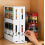 Standing Pull-Out Spice Rack, Space-Saving Swivel Kitchen Shelf for Cupboard, 28 x 10 x 27.5 cm 4