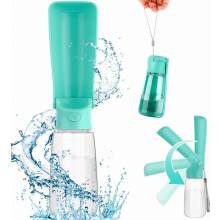 Tragbare Hunde-Trinkflasche 550 ml, faltbare Trinkflasche für Haustiere für Spaziergänge, Wanderungen und Reisen