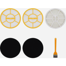 Kompatibles Filterset für den Staubsauger VC3, bestehend aus 1 HEPA-Filter, 2 Staubbehälterfiltern, 2 Schaumstoffeinlagen und einer Reinigun