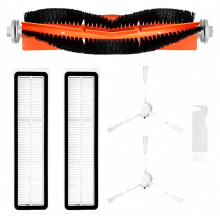 6-Piece Accessory Kit for Dreame D9, D9 Max, D9 Pro and L10 Pro Vacuum Cleaner Parts, Includes 1 Main Brush, 1 Side Brus