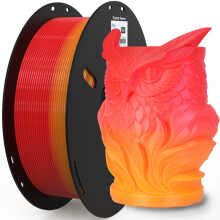 PRYNZU 3D-Drucker Filament, PLA+ Farbverlauf, 1,75 mm, 1 kg Spule, hohe Zähigkeit