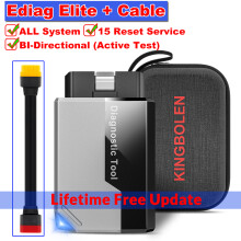 KINGBOLEN EDIAG ELITE, Scanner OBD2, Diagnostic Auto, Test Bi-directionnel, Mise à jour gratuite à vie