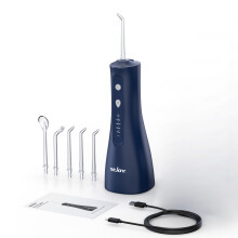 SEJOY Nettoyeur dentaire électrique portable, 350ml, 5 modes, étanche IPX7 pour voyage et maison