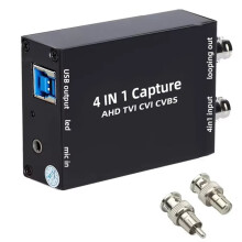 AHD TVI CVI CVBS do Wyjścia USB do Komputera Plug And Przechwytywanie Wideo i Dźwięku dla OBS Potplayer Zbiera Rekordy