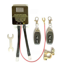 12V Remote Car Battery Disconnect with Led Display Remote Control Disconnect Auto Relay Leakage Protection