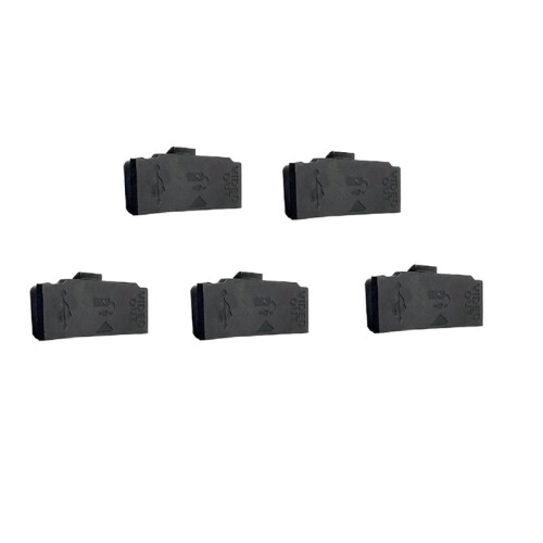 5pcs USB Rubber Lid Door -Compatible MIC Cap Interface Cover for   1000D Digital Camera Repair Part