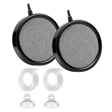 Aquarium Aeration Air Stone Set with Air Tubing and Suction Cups for Aquarium Fish Tank Pump Hydroponic Oxygen