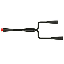 2-Pin Waterproof 1-to-2 Y-Splitter Extension Cable - E-Bike Front & Rear Light Wiring Harness