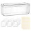 Press  Nail Organizer, 12pcs Clear Storage Box with Double-Sided Tapes for Nail Art Display Classification Organizer 1