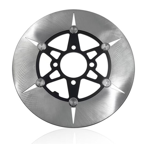 260mm Floating Brake Disc (4-Bolt Mount) for Motorcycle Rear Wheel Modification and Upgrades
