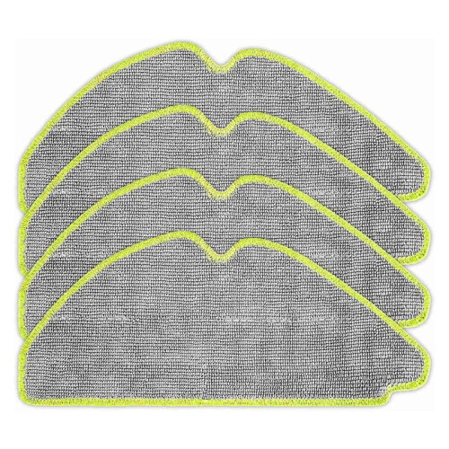 4 Pcs Replacement Mop Pads for   115 Combo, Washable Mop Cloths