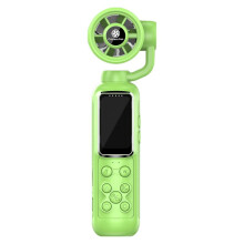Cooling Fan Camera 2-in-1 Portable Handheld Digital Camera 1.47" HD Screen 2000mAh Rechargeable 5-Gear Wind A