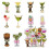 16 Toppe Termoadesive A Tema Cocktail, Set di Toppe Ricamate A Tema Cocktail per Abbigliamento e Accessori. 1