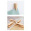 2pcs Solid Wood Towel Rack Hook - No-Drill, Adhesive Bathroom Organizer for Towels, Robes 6