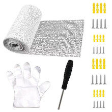 Wall Repair Patch Kit - Self-Adhesive Mesh for Quick Drywall Hole & Crack Mending, Easy Screw Anchor Repair