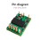 50W  Converter - Isolated Power Supply Module 48V(36-75V) to 9V 5560mA High Conversion Efficiency 6